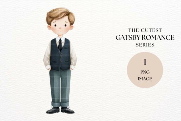 1920s Gatsby Boy Clipart PNG: A Practical Asset for Modern Design Workflows