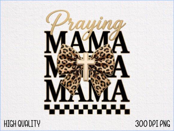 Evaluating the Christian Mom Leopard Bow Cross PNG for Creative Projects