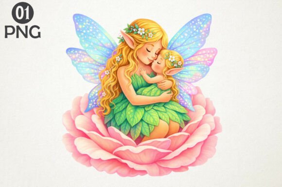 Evaluating the Magical Fairy Mother Love PNG Clipart for Creative Projects