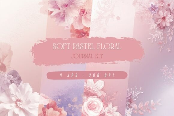 Soft Pastel Floral Journal Kit: Elevate Your Creative Storytelling